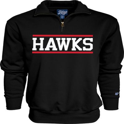 Atlanta Hawks NBA Officially Licensed Quarter Zip Sweatshirt Alternate Color, Large