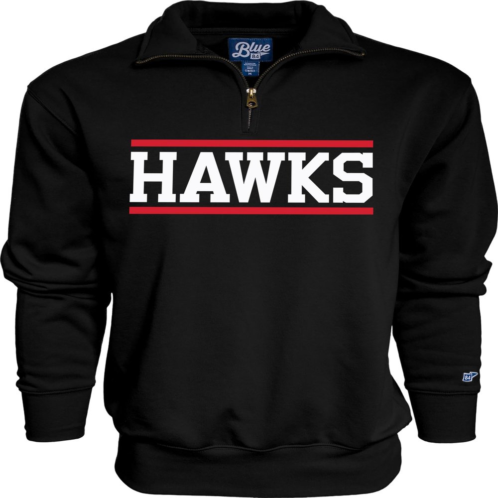 Atlanta Hawks NBA Officially Licensed Quarter Zip Sweatshirt Alternate Color, Large