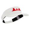 Arizona Grand Canyon Icon Embroidered Brushed Cotton Sun Visor - White OSFM view 4