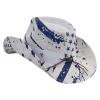 e4Hats.com Western Toyo US Flag Cowboy Hat - Blue Flag M view 2