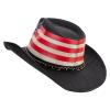 e4Hats.com Western Toyo US Flag Hat - Skull Flag M view 2
