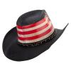 e4Hats.com Western Toyo US Flag Hat - Skull Flag M view 3