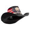 e4Hats.com Western Toyo US Flag Hat - Skull Flag M view 4