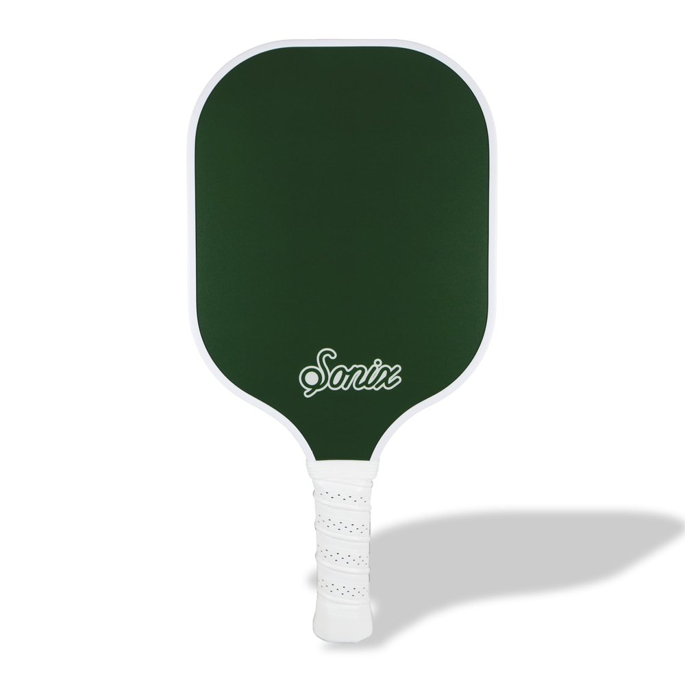 Sonix | Stylish Premium Pickleball Paddle | Fiberglass Surface, Non-Slip Cushion Grip| Single Pickle Ball Racket | Forest Green