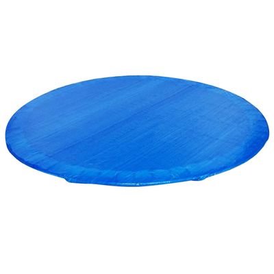 SUOGROLI Outdoor Trampoline Cover - Wear-Resistant PE Rain Snow Protection Trampoline Parts for Round Trampoline,15FT,Blue