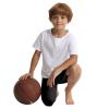 OEBLD Single Leg 3/4 Compression Tights, Unisex Sports Compression Pants, One Leg Basketball Leg Sleeves, X-Small, Black-left-short view 2