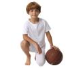 OEBLD Single Leg 3/4 Compression Tights, Unisex Sports Compression Pants, One Leg Basketball Leg Sleeves, X-Small, White-right-short view 2