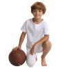 OEBLD Single Leg 3/4 Compression Tights, Unisex Sports Compression Pants, One Leg Basketball Leg Sleeves, X-Small, White-left-short view 2