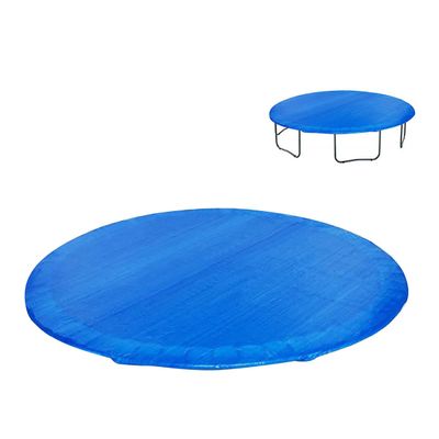 SUOGROLI Outdoor Trampoline Weather Cover, Rain Snow Sun Shade Protection Cover for Round Trampoline Accessories,14FT,Blue