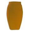 LIXINGHEITANG Skirts Summer Women Skirt Office Ladies Clothes s6 Yellow S