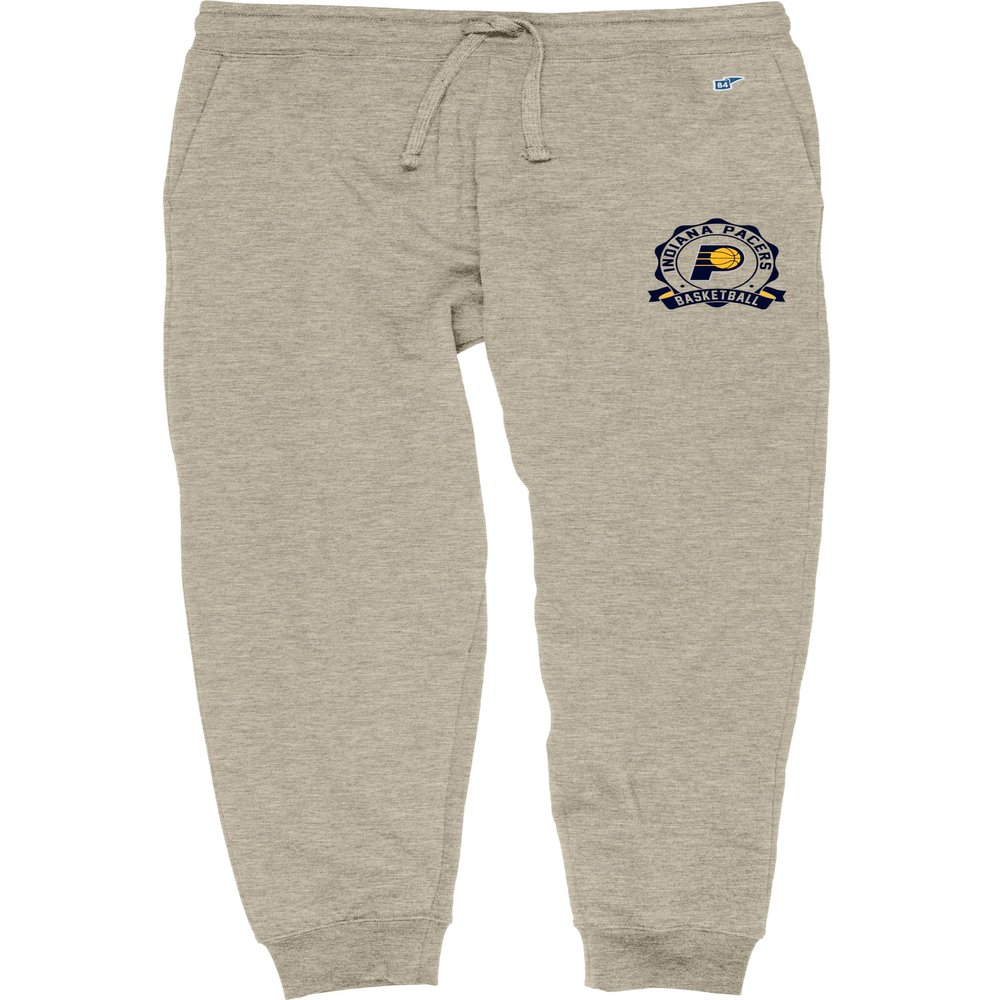 Indiana Pacers NBA Officially Licensed Sweatpants Jogger Oatmeal, Medium