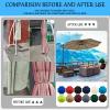 NNSMUN Replacement Parasol Canopy 2M 2.7M 3M + 6 Arms/8 Arms Parasol Fabric Cover, Patio Umbrella Cloth Cover For Garden Umbrella Waterproof (Q,8 Ribs-2.7m(8.8ft)) view 3