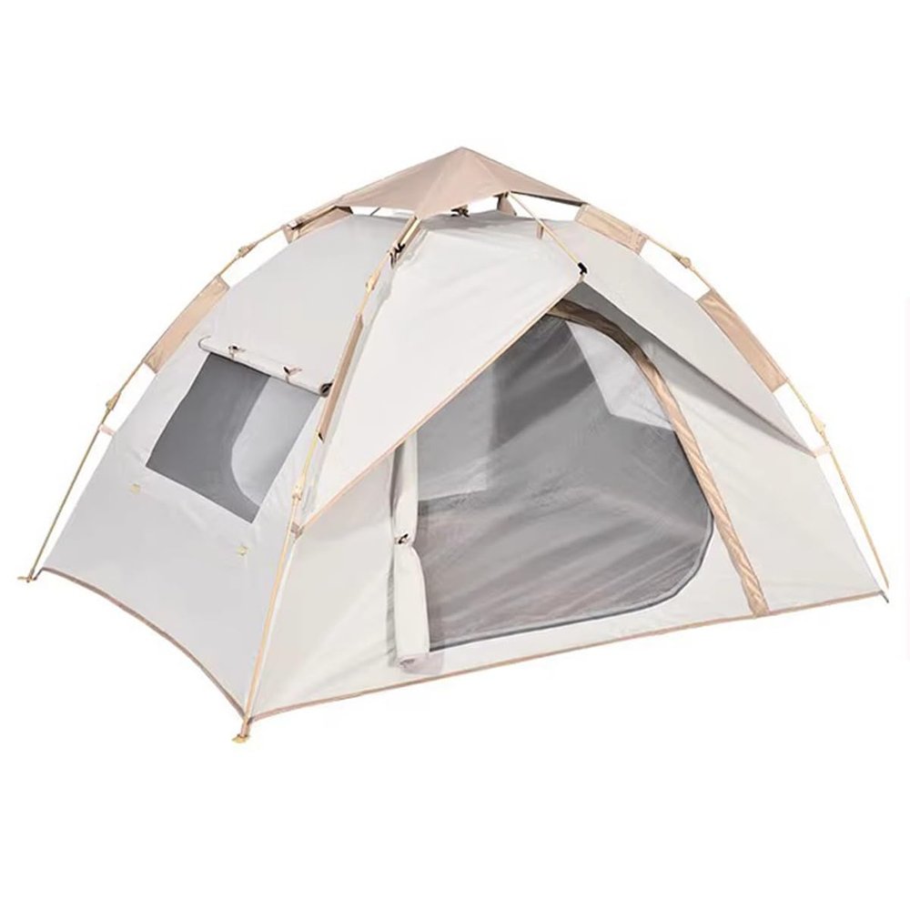 2/3 Person Camping Tent,Backpacking Tents,Instant Easy Pop Up Tents For Camping,Automatic Family Camping Tent,Easy Set Up Tent,Portable Dome Tent For Camping Hiking & Traveling ( Color : /Beige )