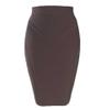 LIXINGHEITANG Skirts Summer Women Skirt Office Ladies Clothes s3 Brown L view 1