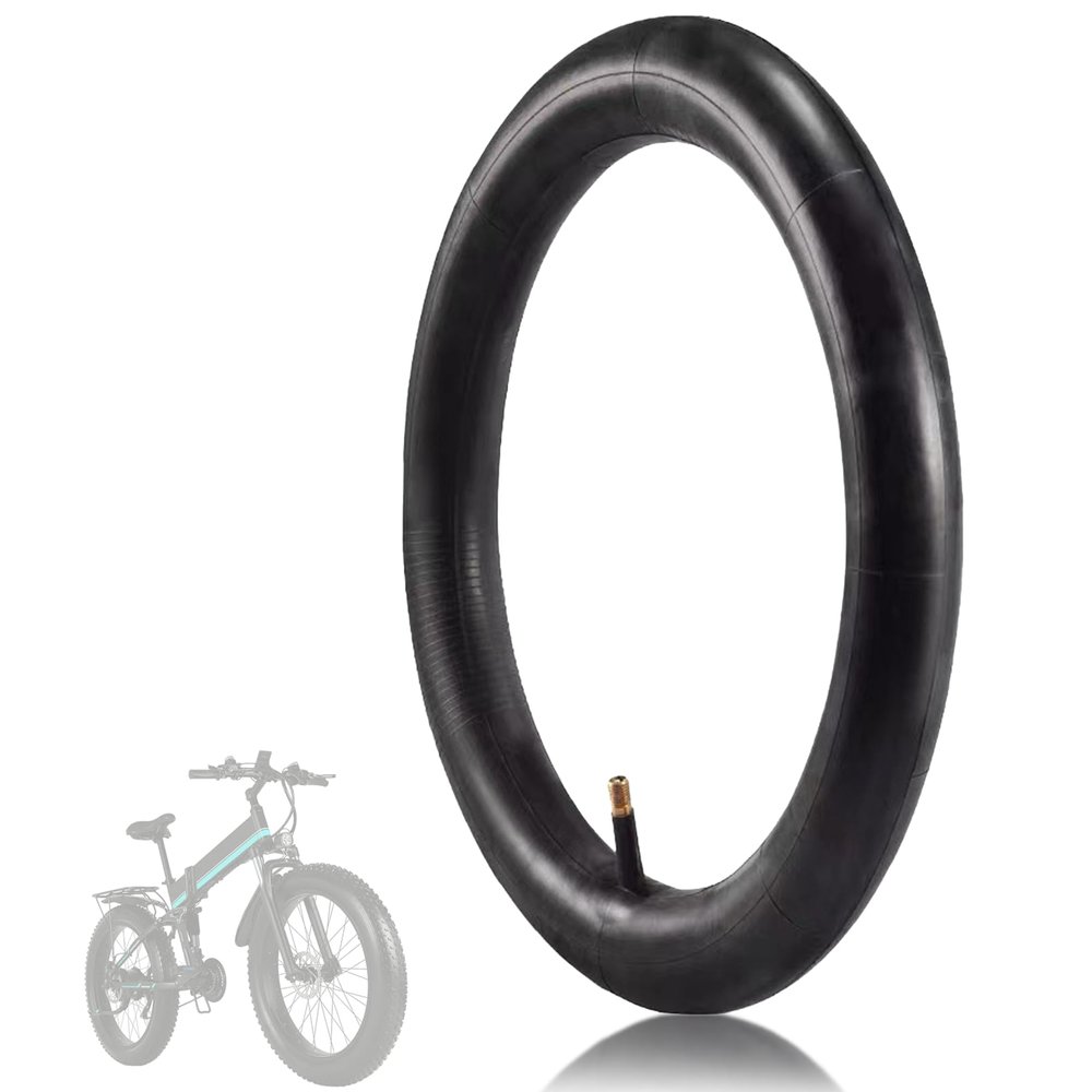20/24/26x3.0/4.0 Fat Tire Tube,Replacement Puncture Resistant Bicycle Inner Tube,Butyl Rubber Heavy Duty Bike Tube for Ebike Road Mountain Snowmobile Tire,37mm Valve
