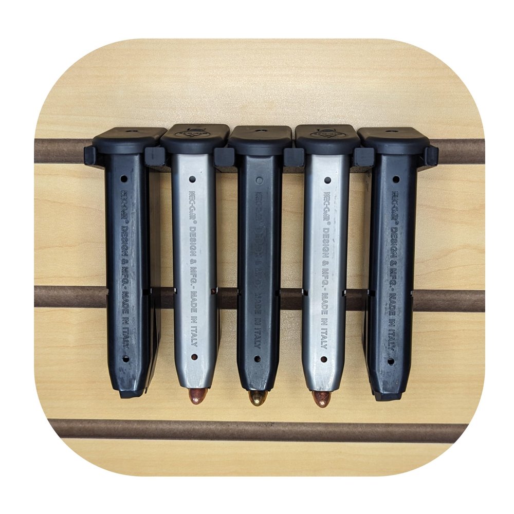Hammy3DPrints Mount for Canik TP9 Mags - Slatwall | Magazine Holder Storage Rack (HoldUp Disp.)