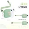 COSHAYSOO Green Belt Bag Crossbody Initial Fanny Waist Pack Small Cross Body Purse with Zipper Compartment for Teen Girls Women Travel Must Have Birthday Easter Christmas Gift Letter T view 4