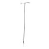 KJAOYU Ultra Portable Aluminum Camping Lamp Pole Lightweight, Foldable Lantern Stand for Outdoor Adventures Ideal for Camping, Picnics, and Fishing Trips Black (Black) view 2