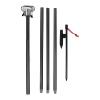 KJAOYU Ultra Portable Aluminum Camping Lamp Pole Lightweight, Foldable Lantern Stand for Outdoor Adventures Ideal for Camping, Picnics, and Fishing Trips Black (Black) view 3