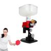 Ping Pong Ball Machine, Automatic Table Tennis Trainer with Ball Recycling Net, Powerful Brushless Motor and 8 Spin Modes Adjustable, Intelligent Design and Easy to Install, for School Practicing view 1