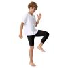 OEBLD Single Leg 3/4 Compression Tights, Unisex Sports Compression Pants, One Leg Basketball Leg Sleeves view 3