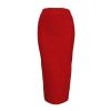 LIXINGHEITANG Long Skirts Womens Summer Skirt Woman Clothes Size Elastic Ladies s7 Blue L view 2