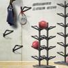 ASQUAR Basketball Ball Stand, Ball Rack, Ball Storage Rack, Standing Ball Storage Holder, 2/3/4/5/6/8/10 Ball, Sports Equipment Storage Rack, Suitable for Volleyball, Football (Size : E) view 2