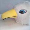 Eamior White Seagull Mascot Costume Adult Size for Men & Women with Built-in Fan Inside the Head view 2