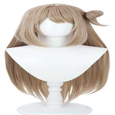 TTYAO REII Cosplay Wig 31.5 Inch Khaki Long Game Hair with Bangs Synthetic Fiber Wig for Halloween Role Play