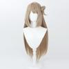 TTYAO REII Cosplay Wig 31.5 Inch Khaki Long Game Hair with Bangs Synthetic Fiber Wig for Halloween Role Play view 3