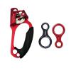 NineFit Basics Outdoor Climbing Hand Ascender,Mountaineering Right Handled Ascender, Ergonomic Handled Rope Ascender, for Climbing and Rigging(8~13 mm Rope), Red view 1