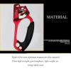 NineFit Basics Outdoor Climbing Hand Ascender,Mountaineering Right Handled Ascender, Ergonomic Handled Rope Ascender, for Climbing and Rigging(8~13 mm Rope), Red view 4