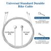 4Pcs Universal Bike Brake Cable Set, Standard Bicycle Brake Cable, Replaceable Brake Inner Wire Cable,Professional Bicycle Brake Line For MTB Mountain Bikes Or Road Bikes,Free End Caps Accessories 2M view 2