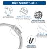 4Pcs Universal Bike Brake Cable Set, Standard Bicycle Brake Cable, Replaceable Brake Inner Wire Cable,Professional Bicycle Brake Line For MTB Mountain Bikes Or Road Bikes,Free End Caps Accessories 2M view 3
