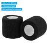 PATIKIL 2 in x14.76ft Camo Tape Wrap, 2 Rolls of Self-Adhesive Camouflage Tape for Hunting Climbing Outdoor Camera Flashlight, Black view 3