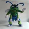 Eamior Green Firefly Mascot Cosume Adult Size for Men & Women with Built-in Fan Inside the Head view 3