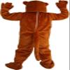 Brown Weasel Stoat Mascot Costume Adult Size for Men & Women with Built-in Fan Inside the Head view 4