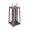 BABYCE Home Pool Stick Holder Display Pool Cue Rack Floor Stand - Wood Cue Rack Holds 8 Cues, Compact Snooker Accessories for Schools Clubs, Retro Fashion, Fix Screw, Billiard Stick Stand view 1