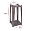 BABYCE Home Pool Stick Holder Display Pool Cue Rack Floor Stand - Wood Cue Rack Holds 8 Cues, Compact Snooker Accessories for Schools Clubs, Retro Fashion, Fix Screw, Billiard Stick Stand view 3