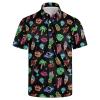 Men's Classic Golf Shirt Neons Short Sleeve Casual Comfort M view 1