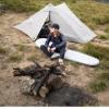 3F UL Gear LanShan pro Tent, 1 Person / 2 Person Outdoor Ultralight Camping Tent, 3-Season or 4-Season Professional Backpacking Ten, for Camping, Hiking, Trekking (Gray-2 Person, 4 Season) view 2