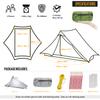 3F UL Gear LanShan pro Tent, 1 Person / 2 Person Outdoor Ultralight Camping Tent, 3-Season or 4-Season Professional Backpacking Ten, for Camping, Hiking, Trekking (Gray-2 Person, 4 Season) view 4