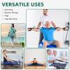 Abiarst Stretching Strap Yoga Straps for Physical Therapy, 10 Loops Non-Elastic Stretch Band for Pilates, Flexibility, Exercise and Gymnastics (2-Pack (Black+Back)) view 4