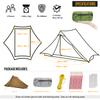 3F UL Gear LanShan pro Tent, 1 Person / 2 Person Outdoor Ultralight Camping Tent, 3-Season or 4-Season Professional Backpacking Ten, for Camping, Hiking, Trekking (Khaki-2 Person, 4 Season) view 2