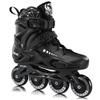 Professional Inline Skates for Men Women, Fitness Roller Skates Blades Adult Male Female, Comfortable Breathable Speed Racing Skates with Washable Lining, Beginner Unisex, Black view 1