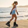 Professional Inline Skates for Men Women, Fitness Roller Skates Blades Adult Male Female, Comfortable Breathable Speed Racing Skates with Washable Lining, Beginner Unisex, Black view 4