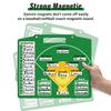 60Pcs of Baseball Lineup Board Magnets 0.5 x 1.6 inch, Strong Magnetic , Repeatable 0.08 Thickness for Coaching Boards, Secure and Reusable Name Tag Magnets for Coaches Clipboard (60, 0.5*1.6in) view 4