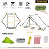 3F UL Gear LanShan Pro Tent, 1 Person / 2 Person Outdoor Ultralight Camping Tent, 3-Season or 4-Season Professional Backpacking Ten, for Camping, Hiking, Trekking (Green-2 Person, 3 Season) view 3