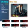 Boyiit 26'' Extra Large Home GYM Timer Clock, Programable Workout Interval Timer, Digital Wall Clock, with 7-color Night Light, 8 Alarm Clocks, Calendar/Temperature, Countdown & Stopwatch (Blue & Red) view 4