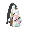 Ncpkcb Travel Hiking Daypack Fashion Chest Bag Macarons Cupcakes Donuts Crossbody Backpack Sling Bag Chest Daypack For Men Women view 2